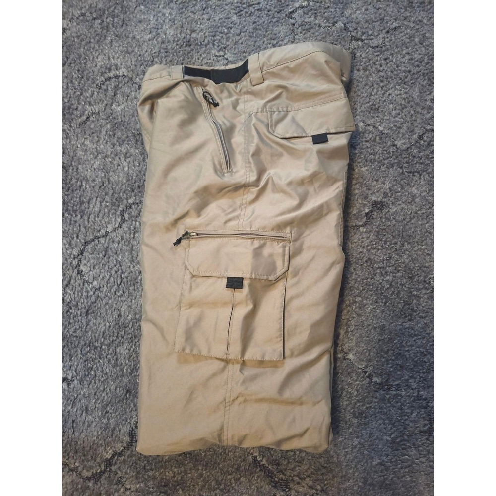 B360 Three Sixty Cargo Snow Pants WTF II Khaki Ski Snowboard Pants Large 6716R